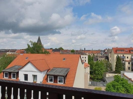 Ausblick vom Balkon 