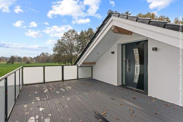 Große Dachterrasse (24,24 m²/12,13 m² Wfl.) ...
