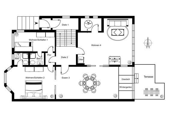 Grundriss Erdgeschoss