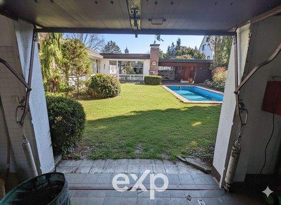 Visualisierung -Blick in den Garten