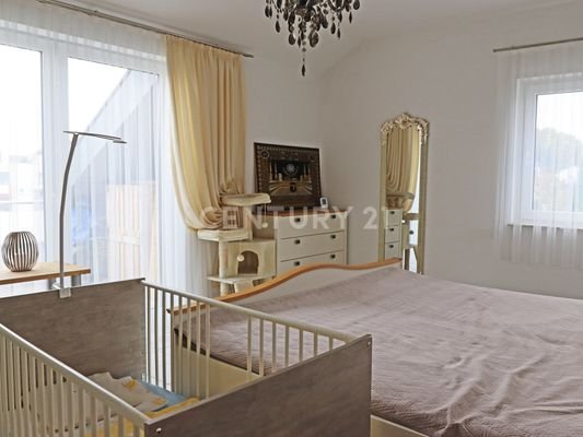 Schlafzimmer der Wohnungseinheit