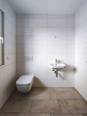 Bsp. Gäste WC im Erdgeschoss, Fliesen noch wählbar