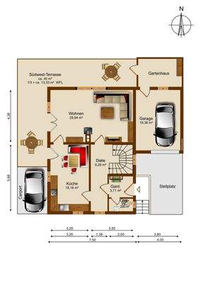 Erdgeschoss Grundriss