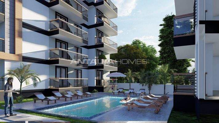 Stylish Flats in a Complex with Pool in Mugla Fethiye