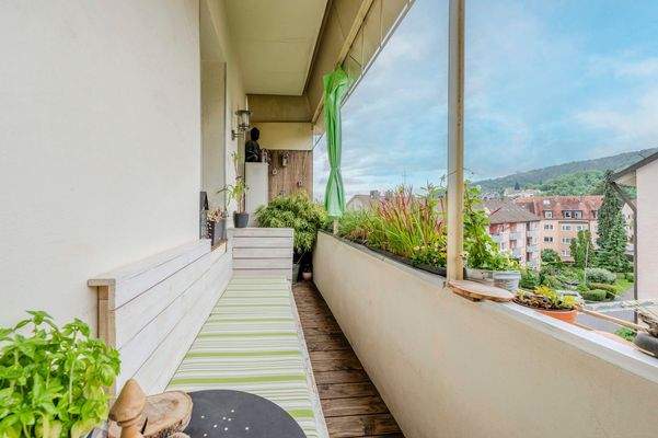 Loggia für entspannte Stunden im Freien