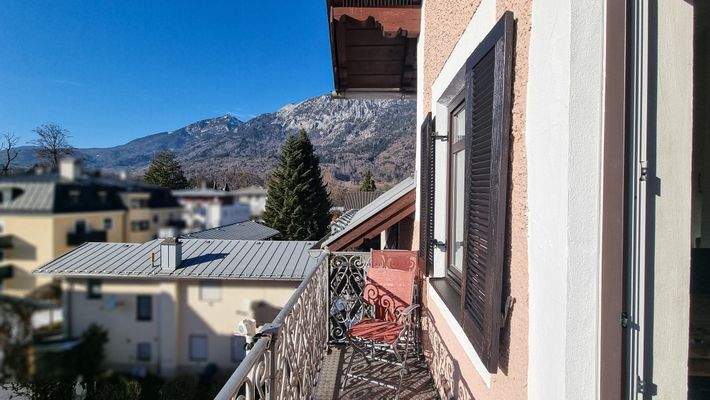 Balkon und Ausblick