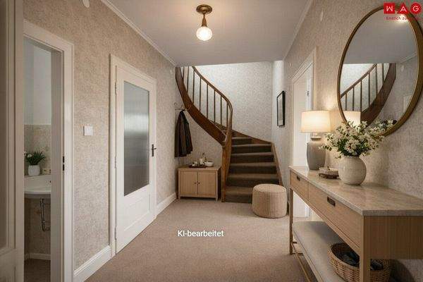 Möblierungsvorschlag Vorraum KI generiert