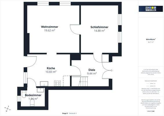 Grundriss Whg 2 Anbau