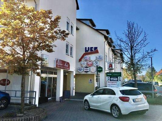 Zugang zur Wohnanlage 