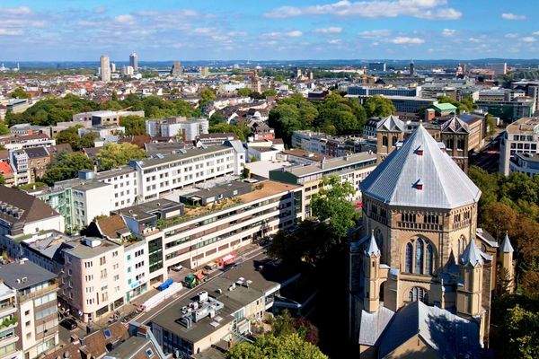 Luftaufnahme der Region