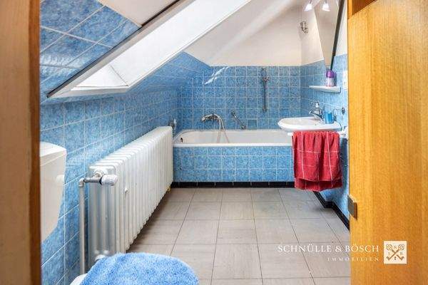 Ein zweites Bad im Obergeschoss