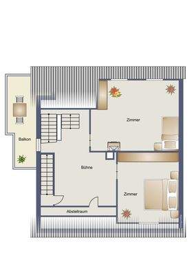 Illustration Dachgeschoss