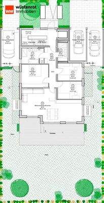 Grundriss Teilungsplan Erdgeschoss
