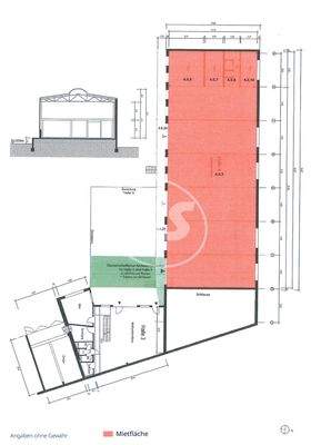   Grundriss Erdgeschoss und Schnitt