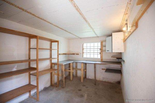 Schuppen auf dem Hof