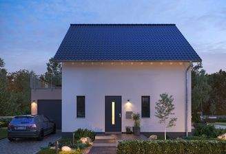 Frontansicht; Option Garage begehbar