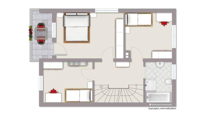 Grundriss Obergeschoß