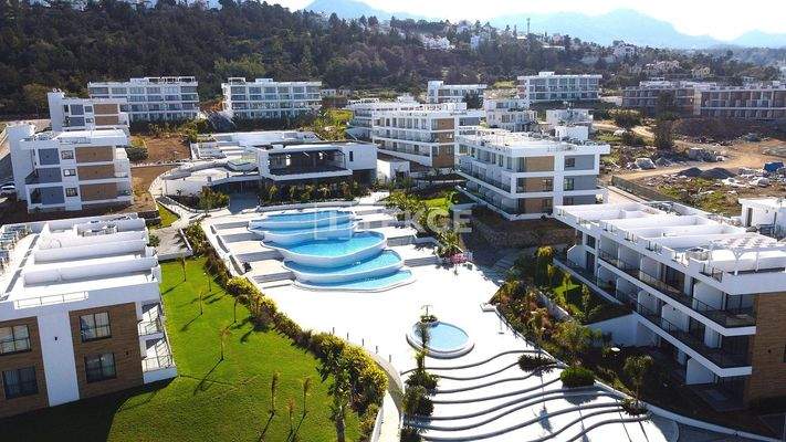 Apartments with Unblocked Sea and Mountain Views in Girne