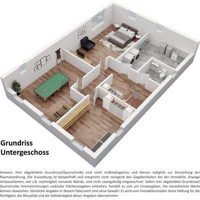 Grundriss Untergeschoss