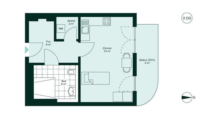 Rollstuhlgerechter und komfortabler Grundriss