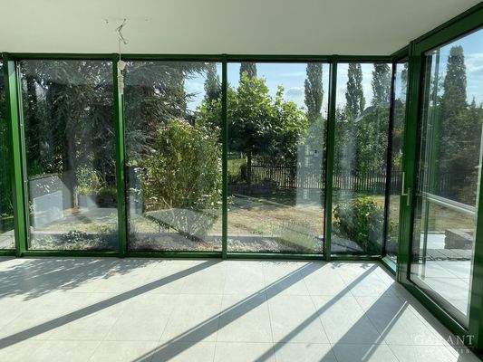 Blick vom Wintergarten