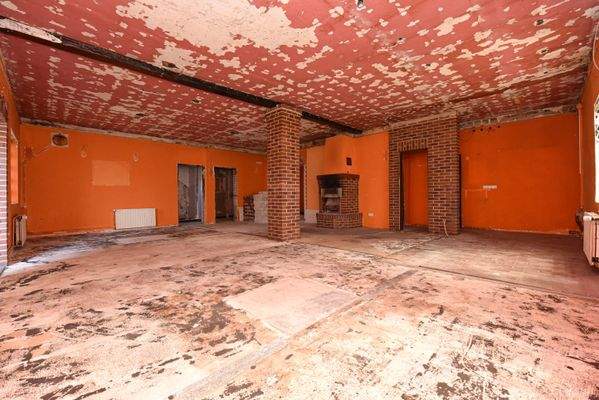 integrierter Kamin für behagliche Stunden