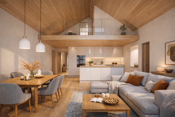 Innenansicht Galerie (Visualisierung)