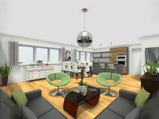  Visualisierung Wohnen / Essen / Kochen