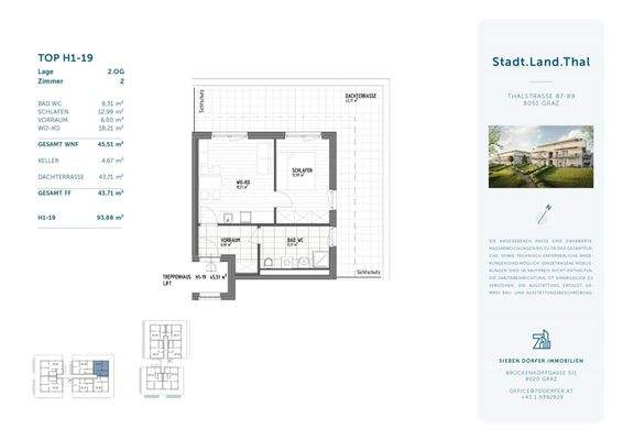 Verkaufsplan Top 1.19 - Thalstraße - Stadt.Land.Thal