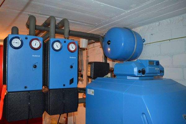 Moderne Brennwert-Heizung 