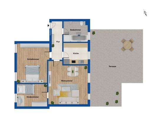 Grundriss 1. Obergeschoss