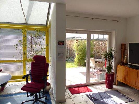 Doppelterrassentür zum Garten