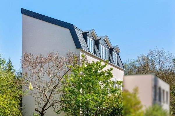 Seitenansicht Immobilie "Remise am Glacis"