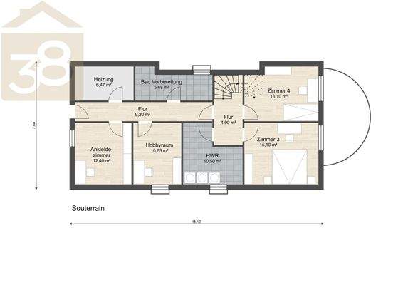 Grundriss Souterrain