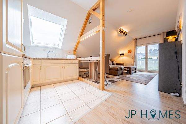 offene Küche und Wohnzimmer DG