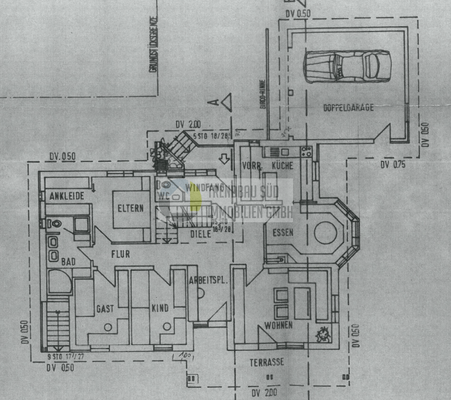 Grundriss Erdgeschoss 1983