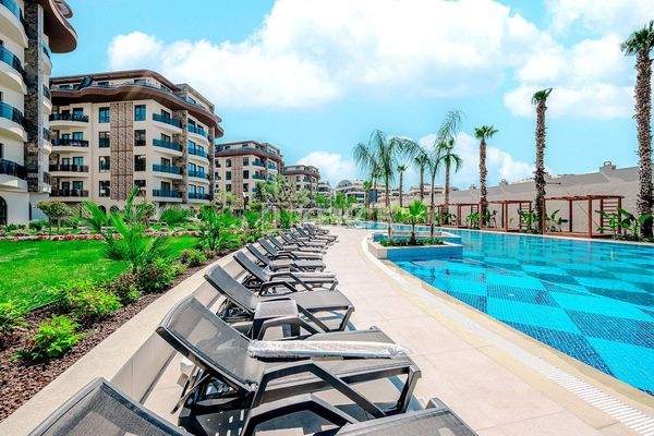 Chic Apartments in a Hotel-Like Complex in Oba Alanya