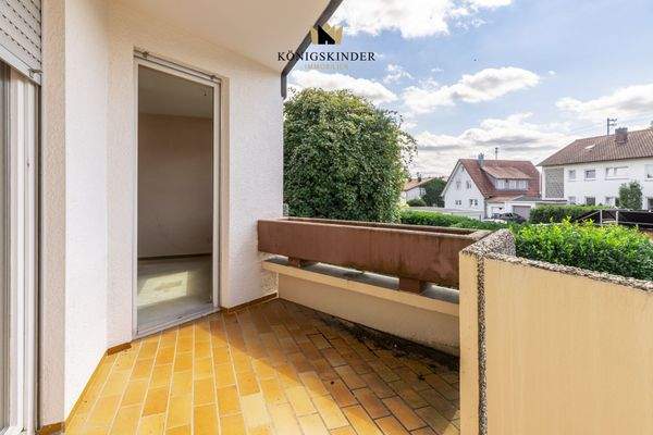 Gemütlicher Balkon zum Entspannen