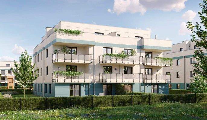 Moderne Eigentumswohnung im Mehrfamilienhaus