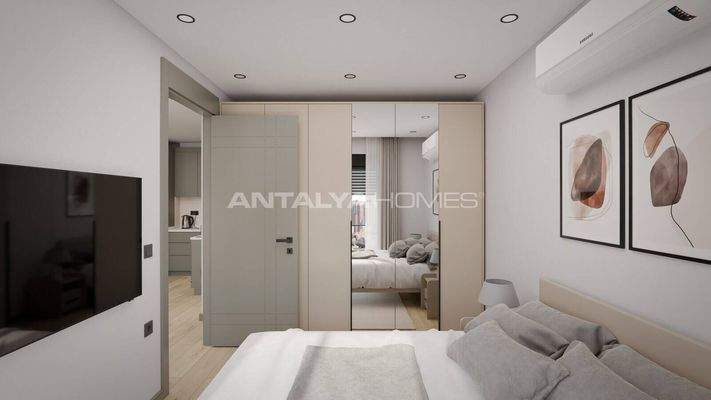 Apartments with Indoor Parking in Antalya Muratpasa