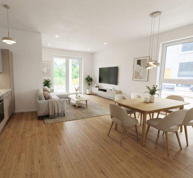 Neubau 3-Zi. -Wohnung, 86m², Erdgeschoss mit Balkon, Bürgervilla, EBK, Terrasse, Tiefgarage, Gäste- WC, Wärmepumpe, ab 03.2027 - Foto 1