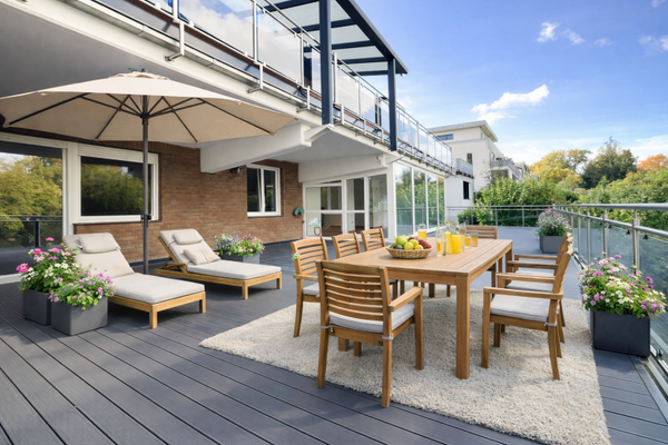 Visualisierung der Terrasse