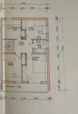 Grundriss Obergeschoss