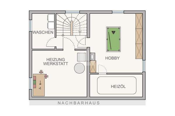 Grundriss Untergeschoss