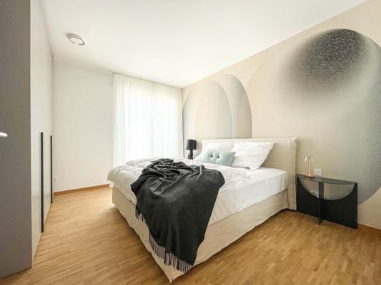 BERGHÖFE_Musterwohnung_Schlafzimmer_credit Freisberg Wohnbedarf