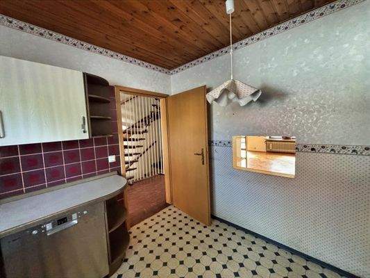 Wohnküche mit Durchreiche