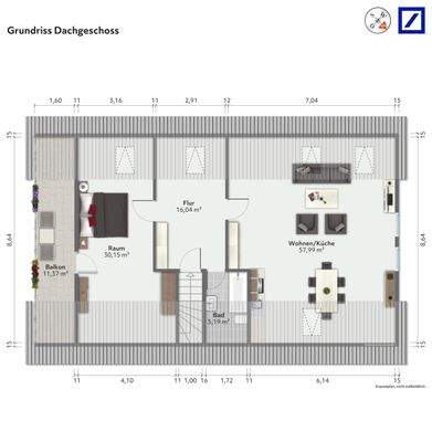 Grundriss Dachgeschoss
