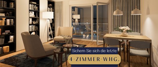 Nur noch eine 4-Zimmer-Wohnung verfügbar