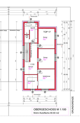 Grundriss Obergeschoss
