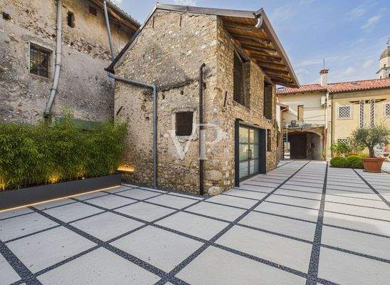 Rendering secondo rustico facciata 